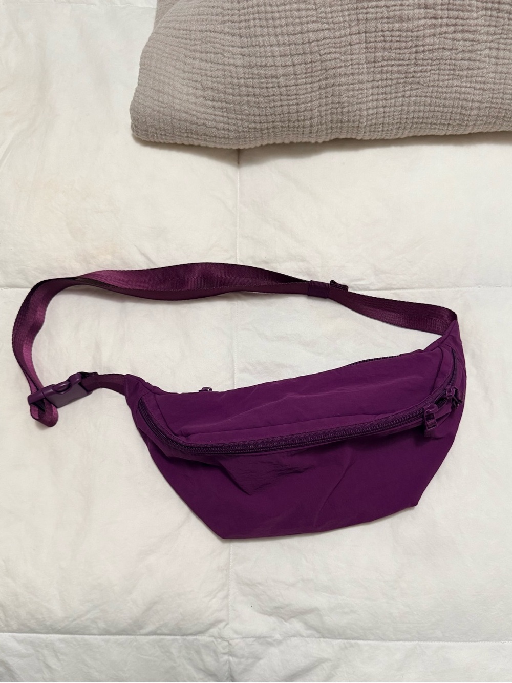 Uniqlo Purple Fanny Pack